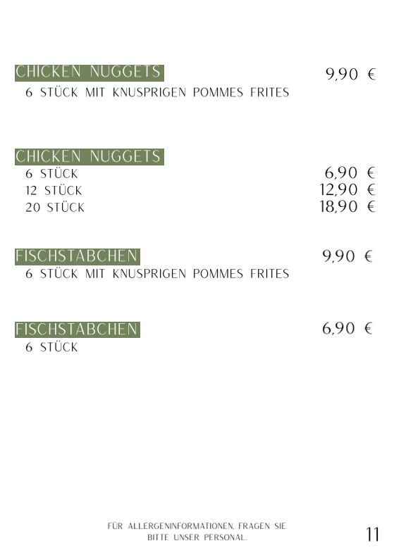 Speisekarte photo 6