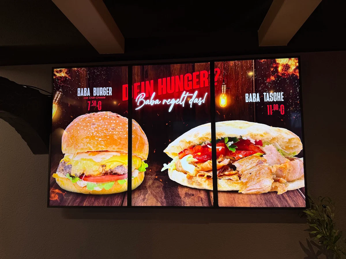Speisekarte, Baba Döner