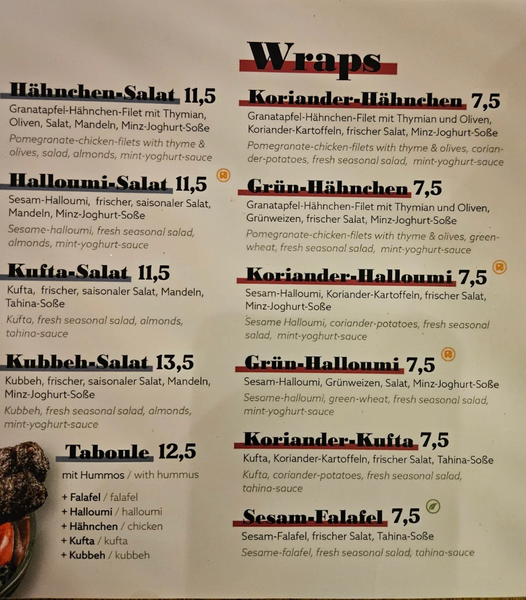 Speisekarte photo 2
