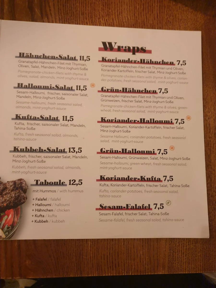 Speisekarte photo 5