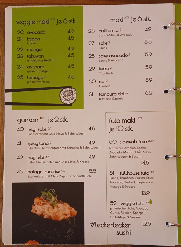 Speisekarte photo 2