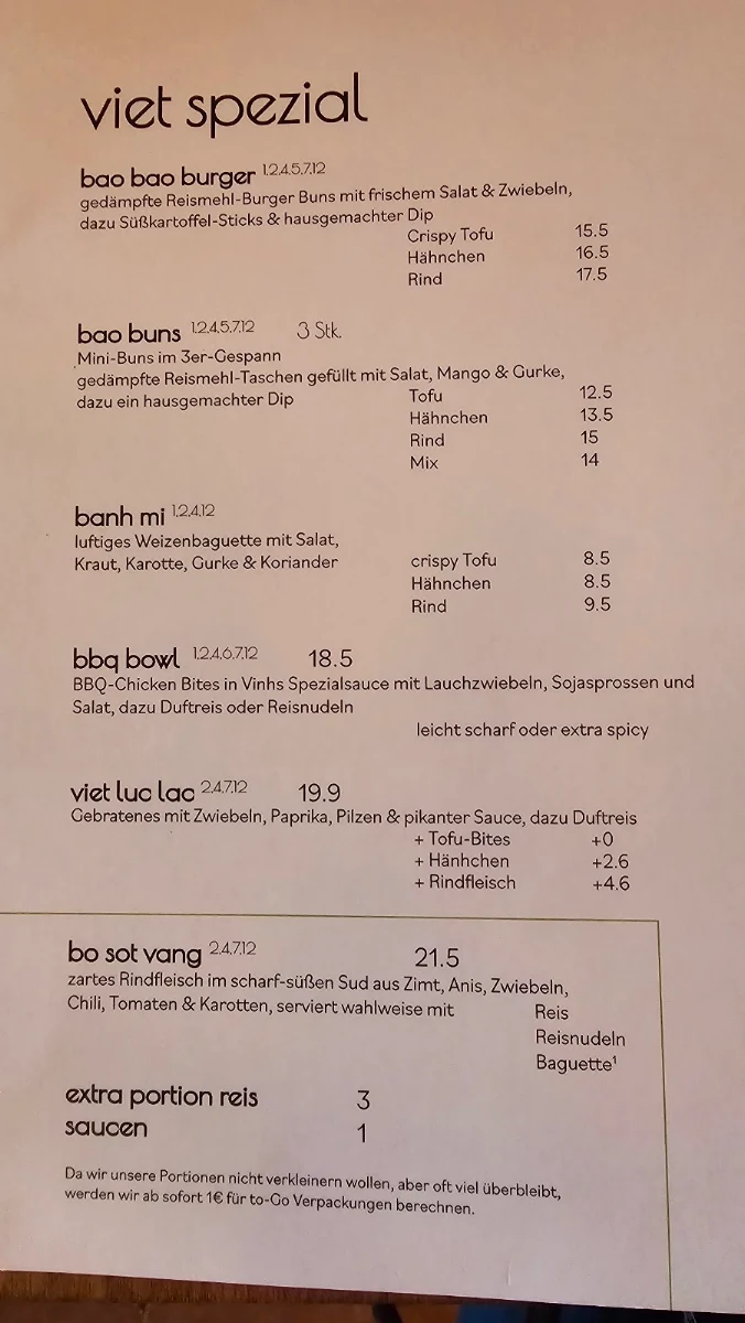 Speisekarte photo 5