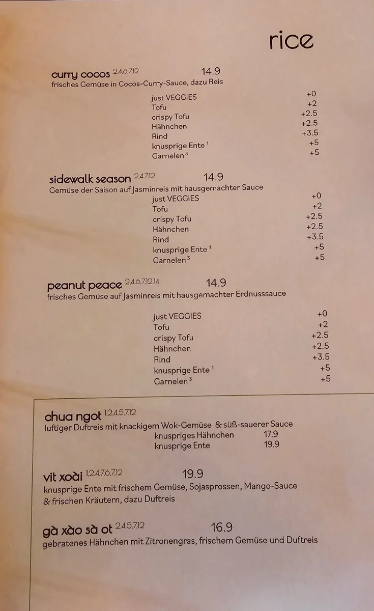 Speisekarte photo 6