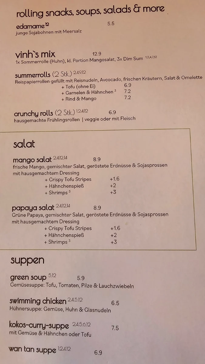 Speisekarte photo 7
