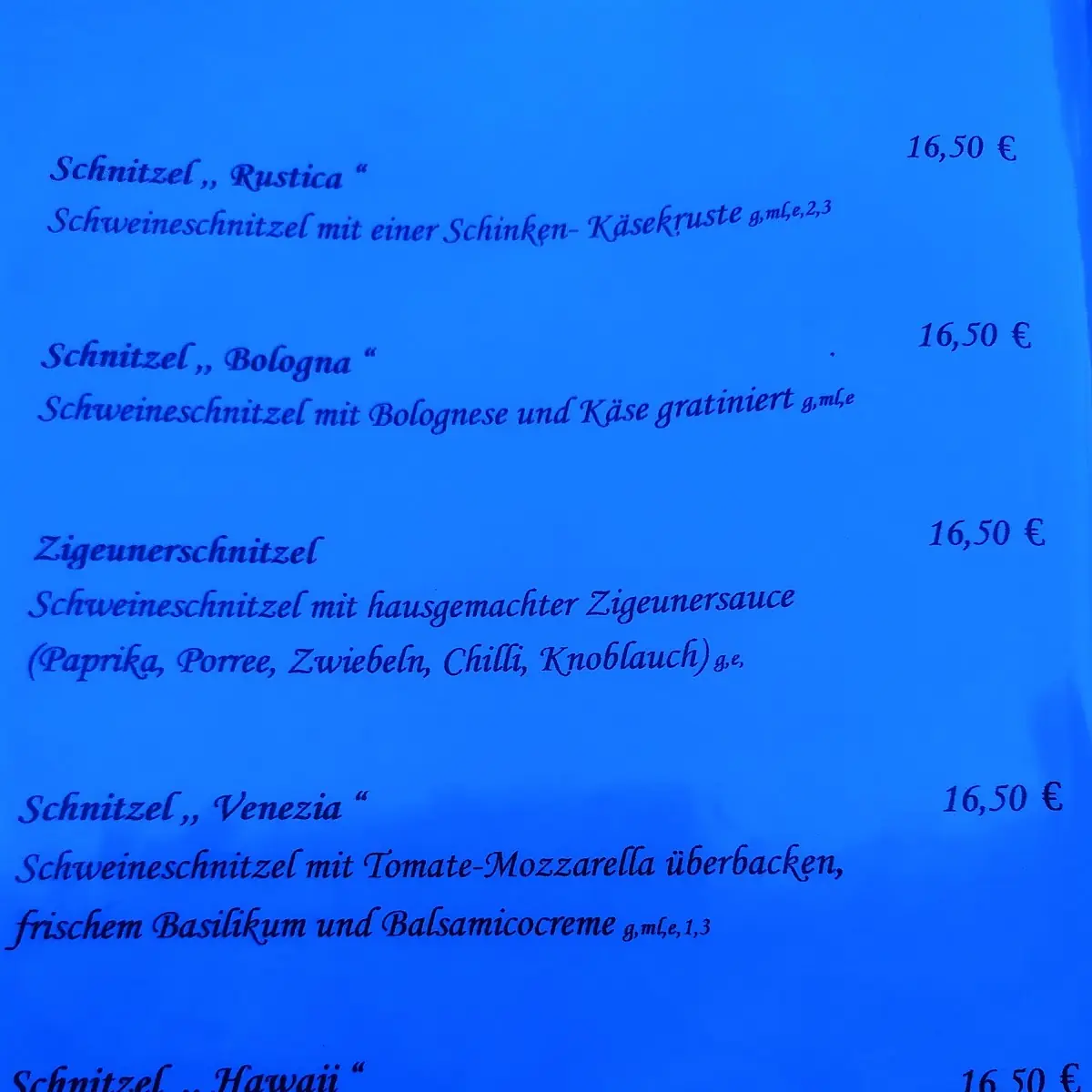 Speisekarte photo 4