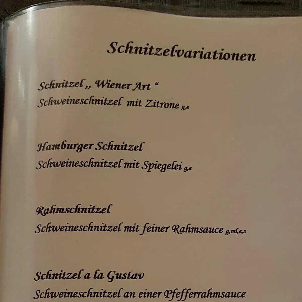 Speisekarte photo 6