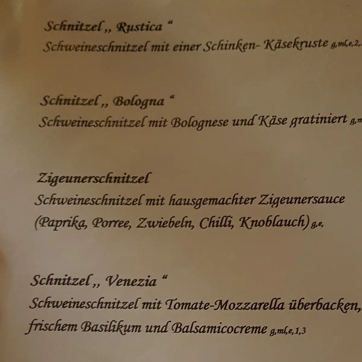 Speisekarte photo 7