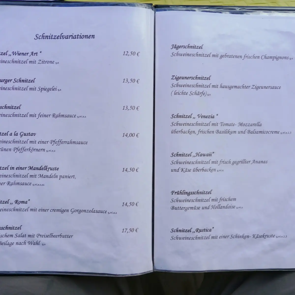 Speisekarte photo 8