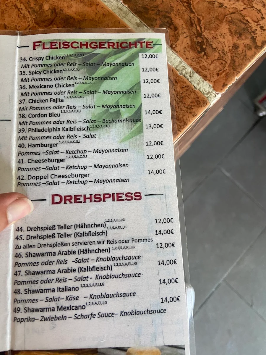 Speisekarte photo 1