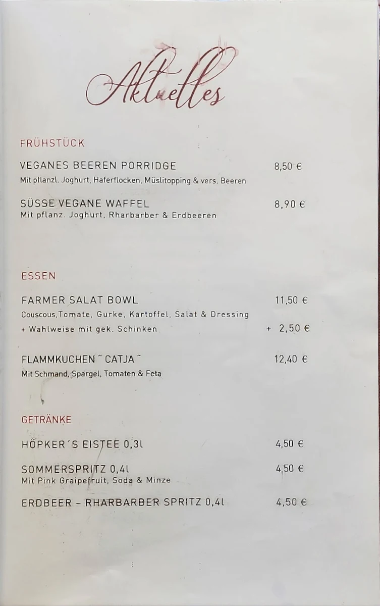 Speisekarte photo 1