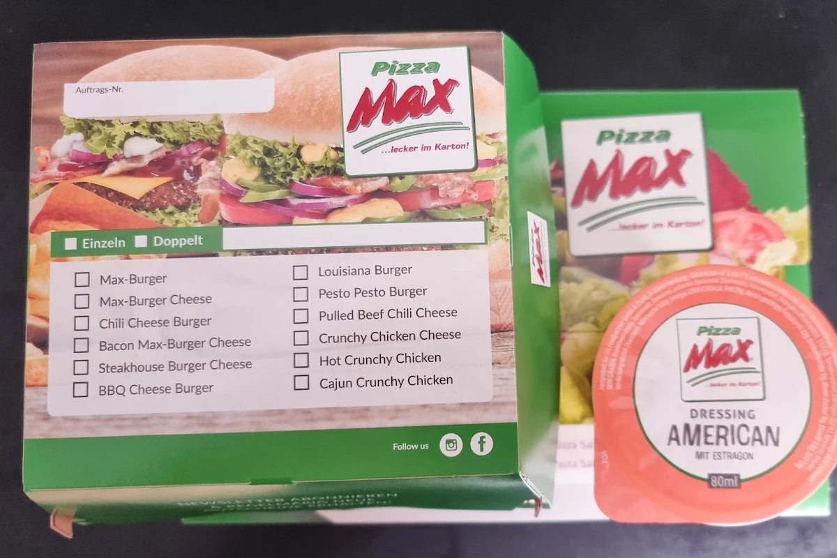 Speisekarte, Pizza Max Hamburg Eimsbüttel