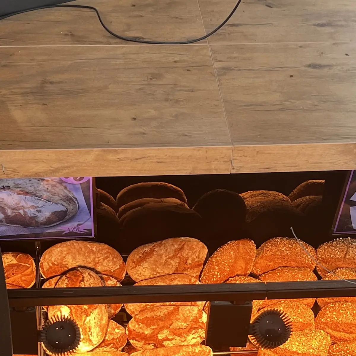 Speisekarte, Bäckerei Hensel Glashaus