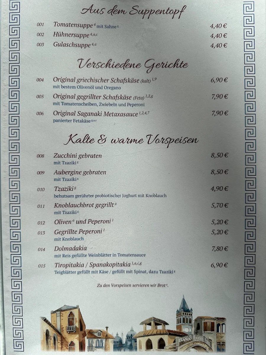 Speisekarte photo 1