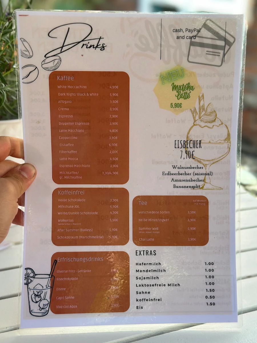 Speisekarte, Dat Waffelhuus
