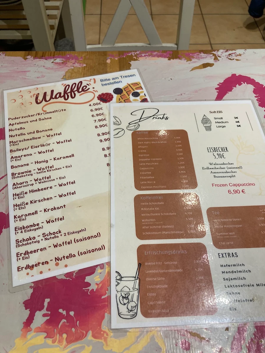 Speisekarte, Dat Waffelhuus