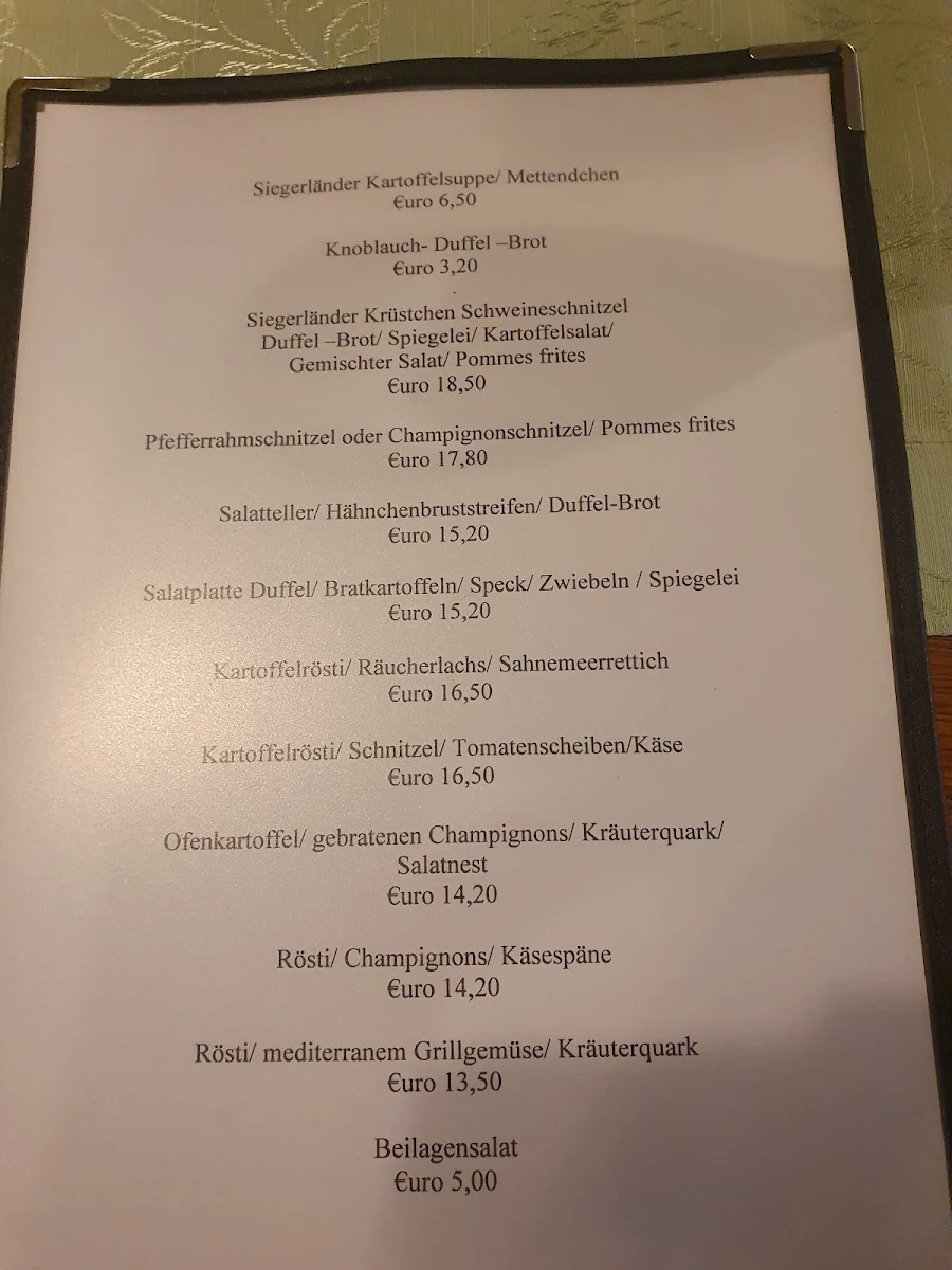 Speisekarte photo 1