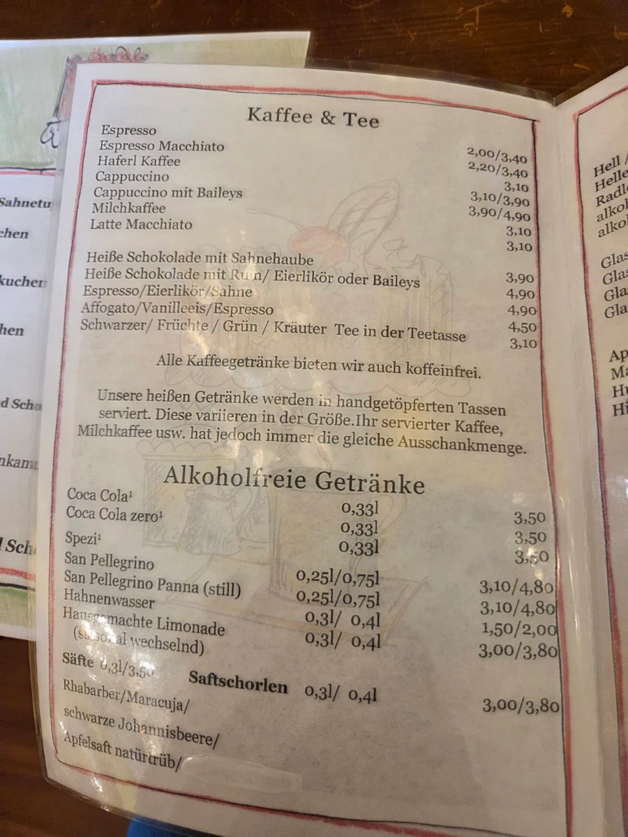 Speisekarte photo 2