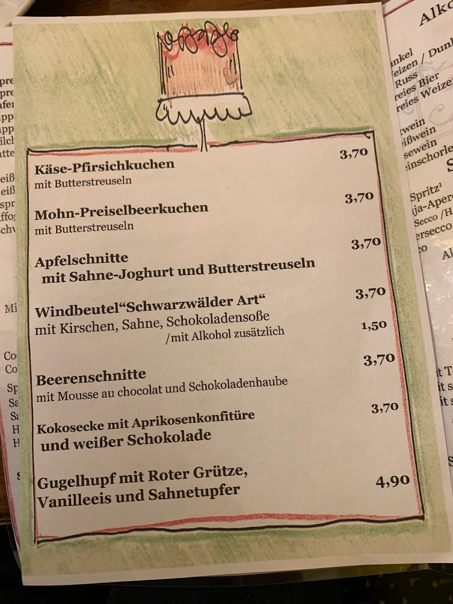 Speisekarte photo 3