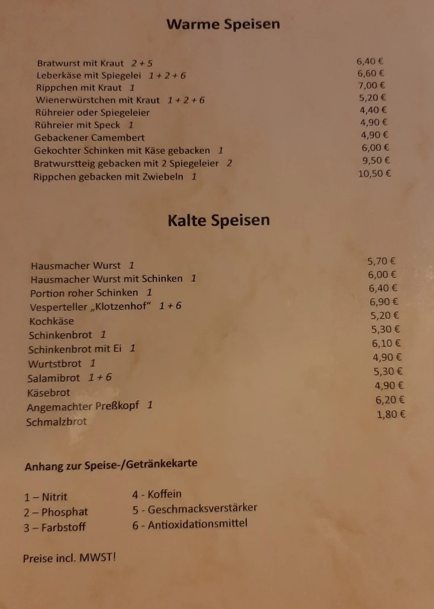 Speisekarte photo 2
