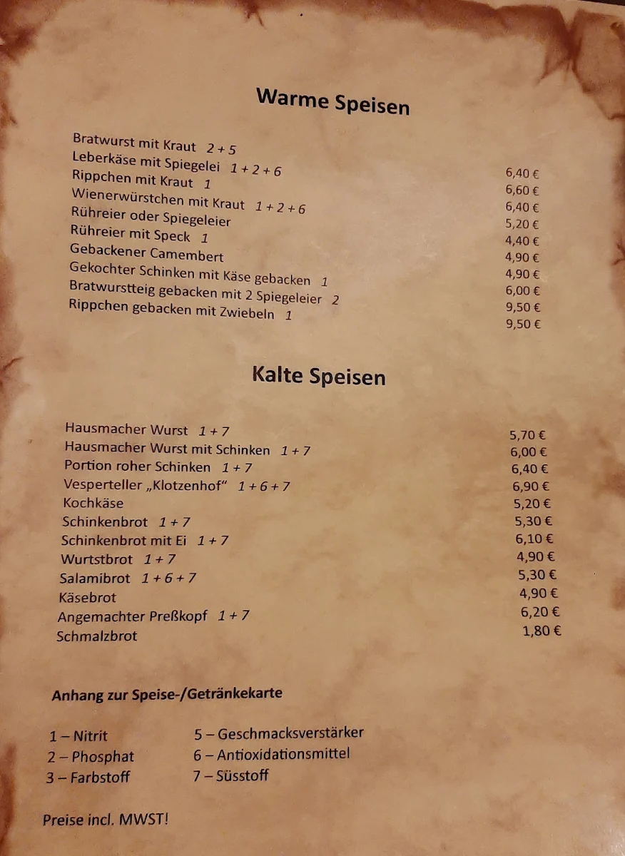 Speisekarte photo 3