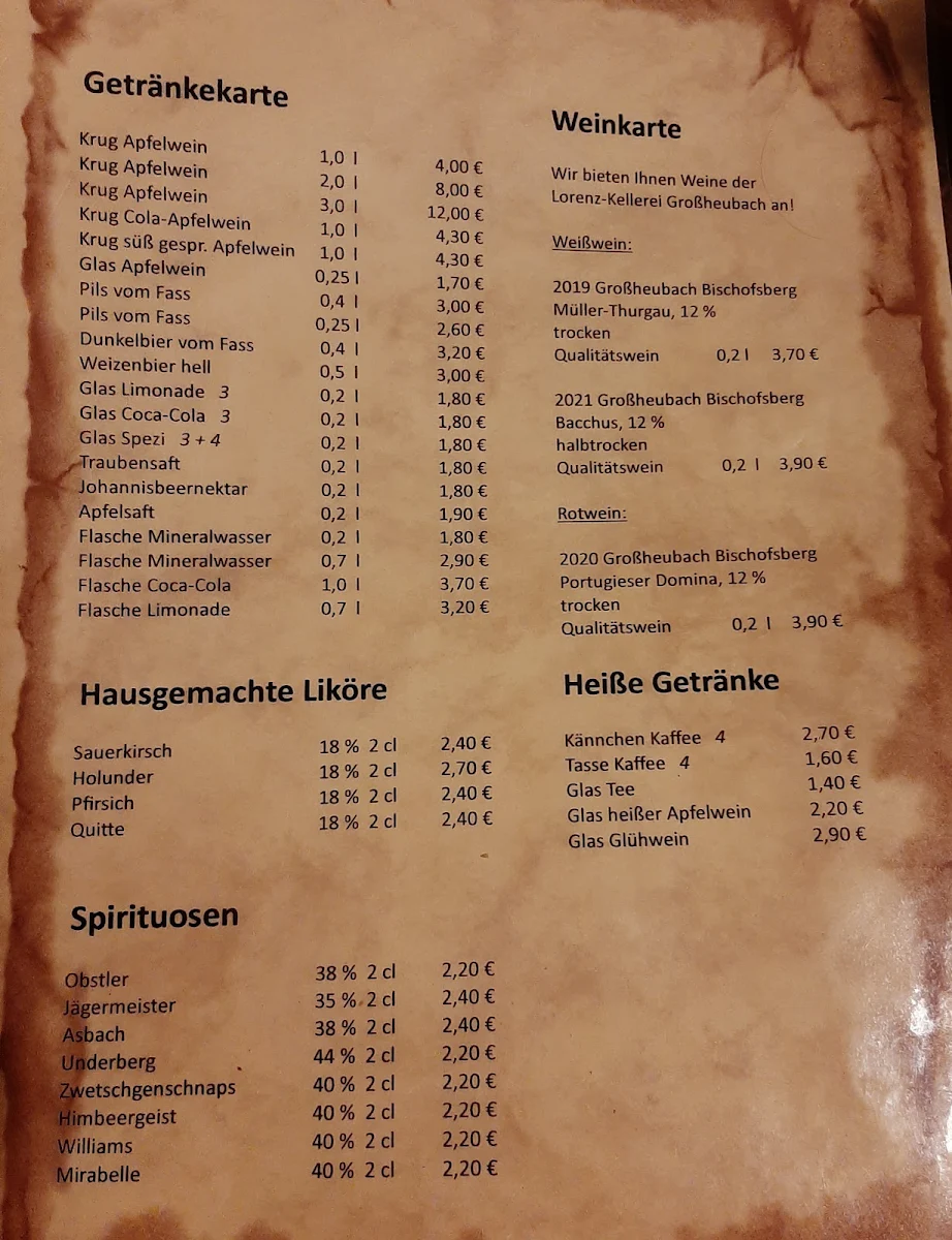 Speisekarte photo 4