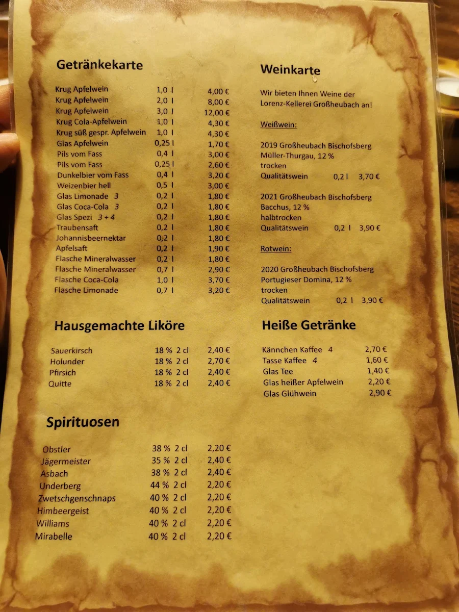 Speisekarte photo 5