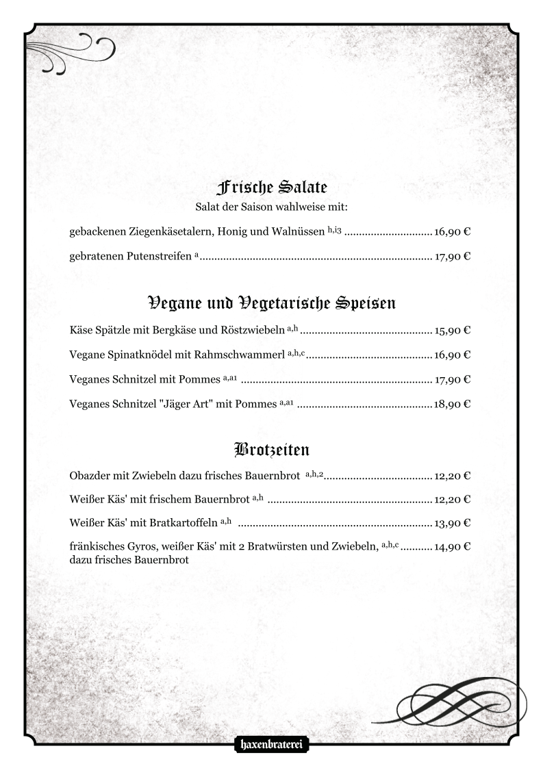 Speisekarte photo 6