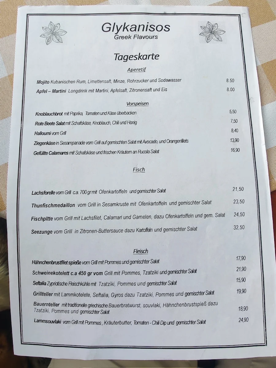 Speisekarte photo 2