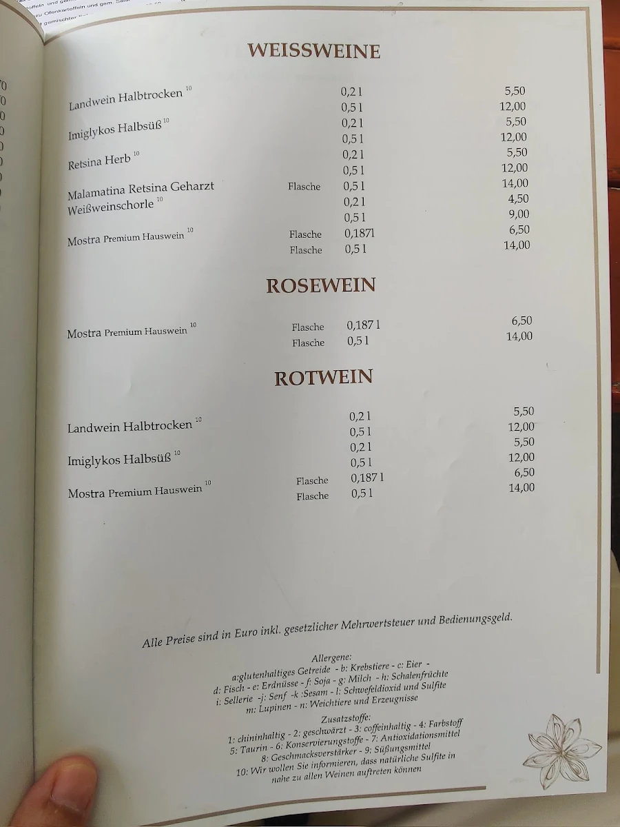 Speisekarte photo 3
