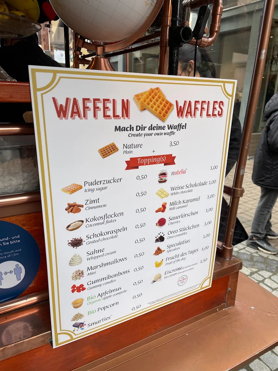 Speisekarte, Mon Amour Bio Crêpes