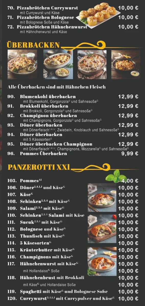 Speisekarte photo 2