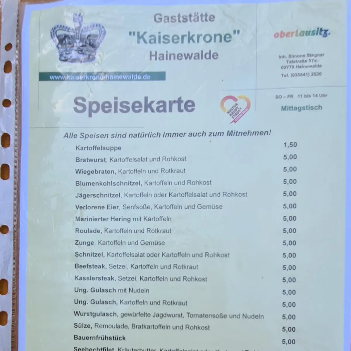 Speisekarte photo 10