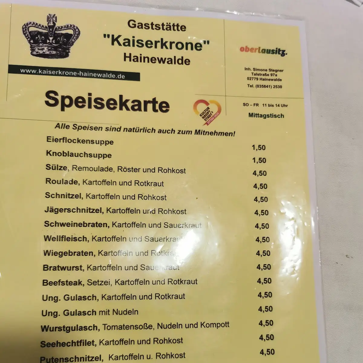 Speisekarte photo 8