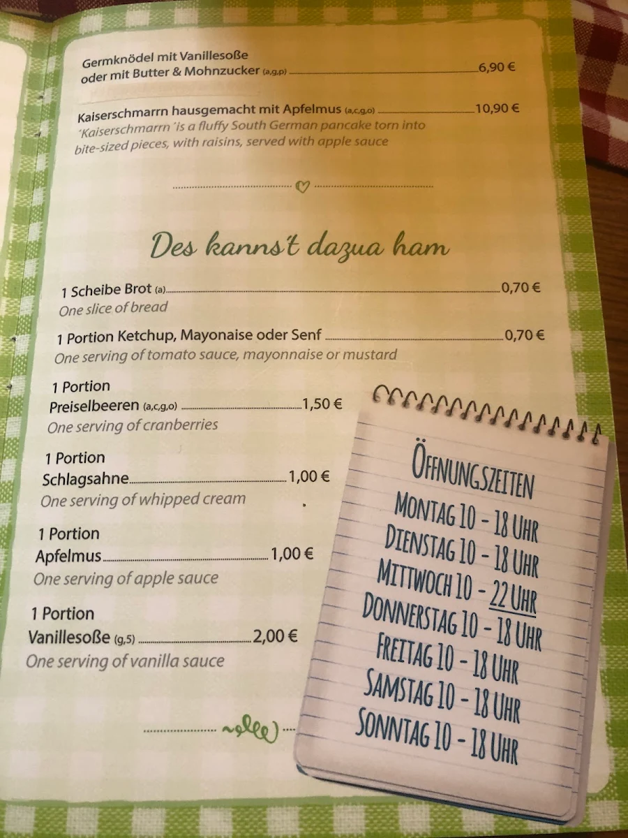 Speisekarte photo 10