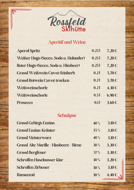Speisekarte photo 2
