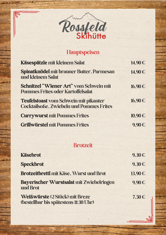 Speisekarte photo 5