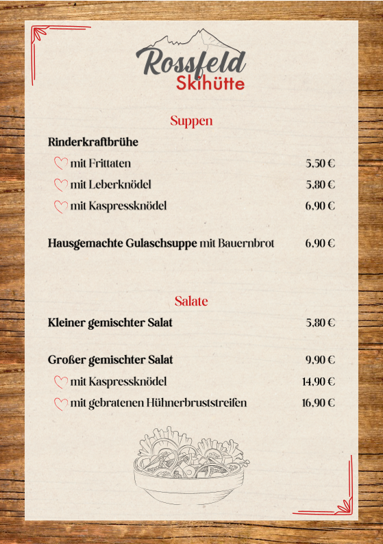 Speisekarte photo 6
