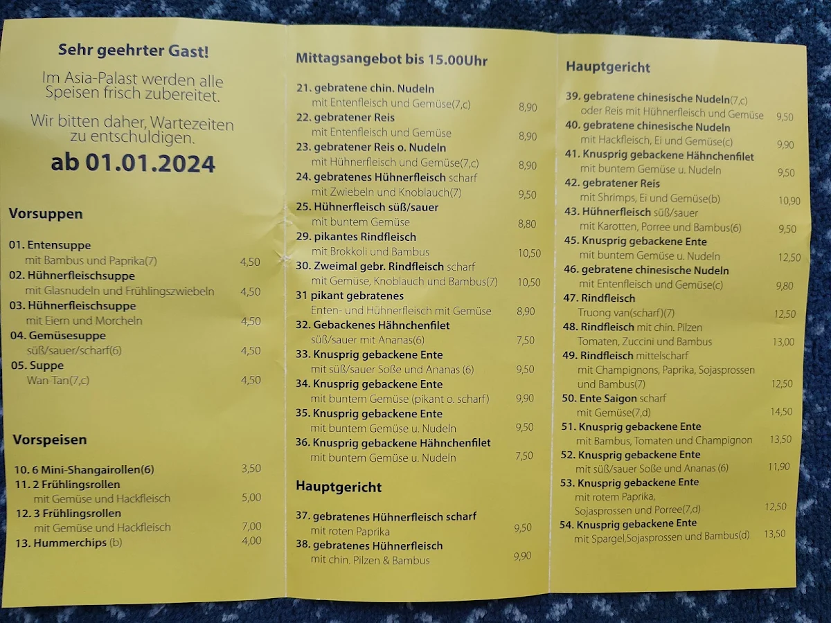 Speisekarte photo 1