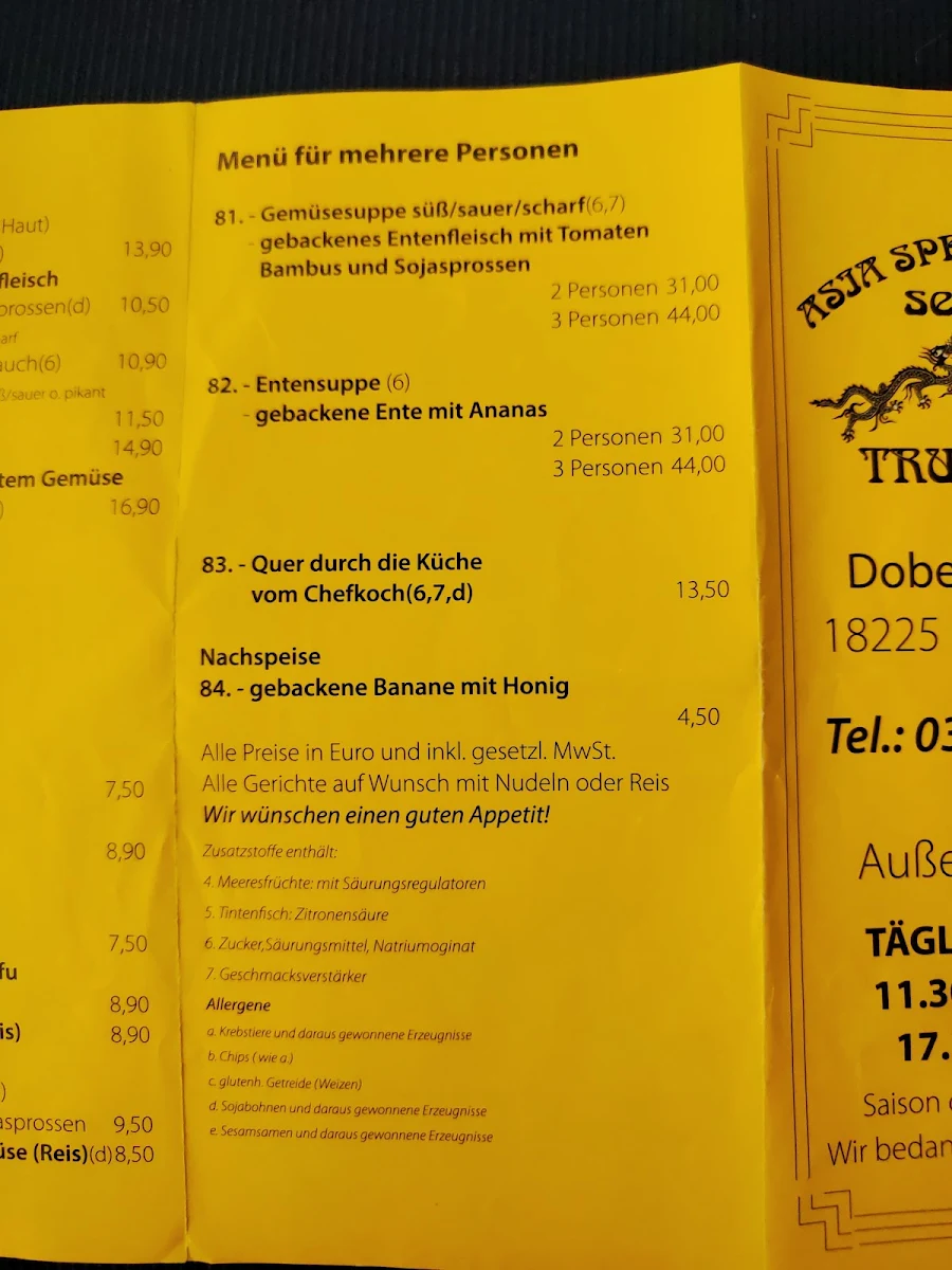 Speisekarte photo 5