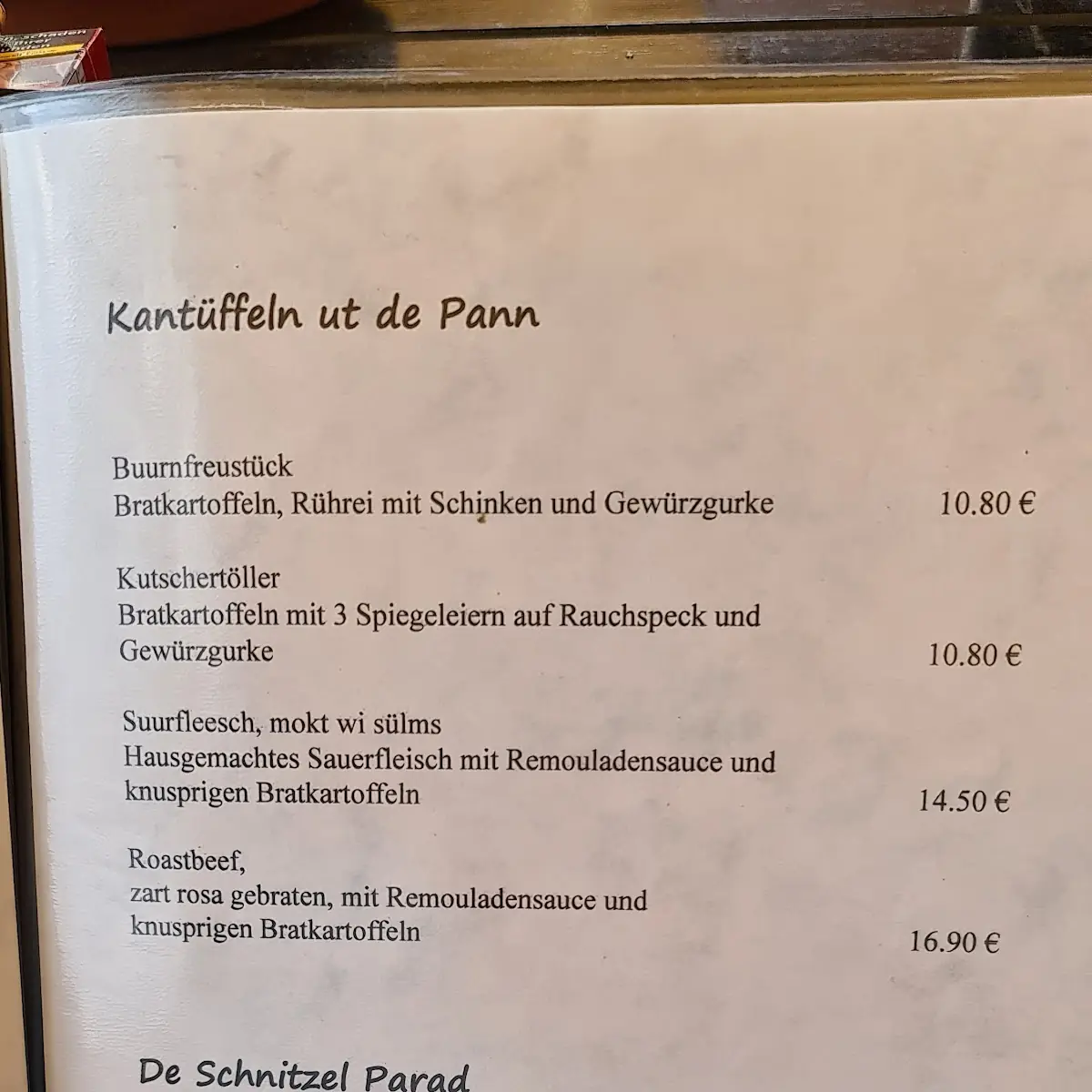 Speisekarte photo 3