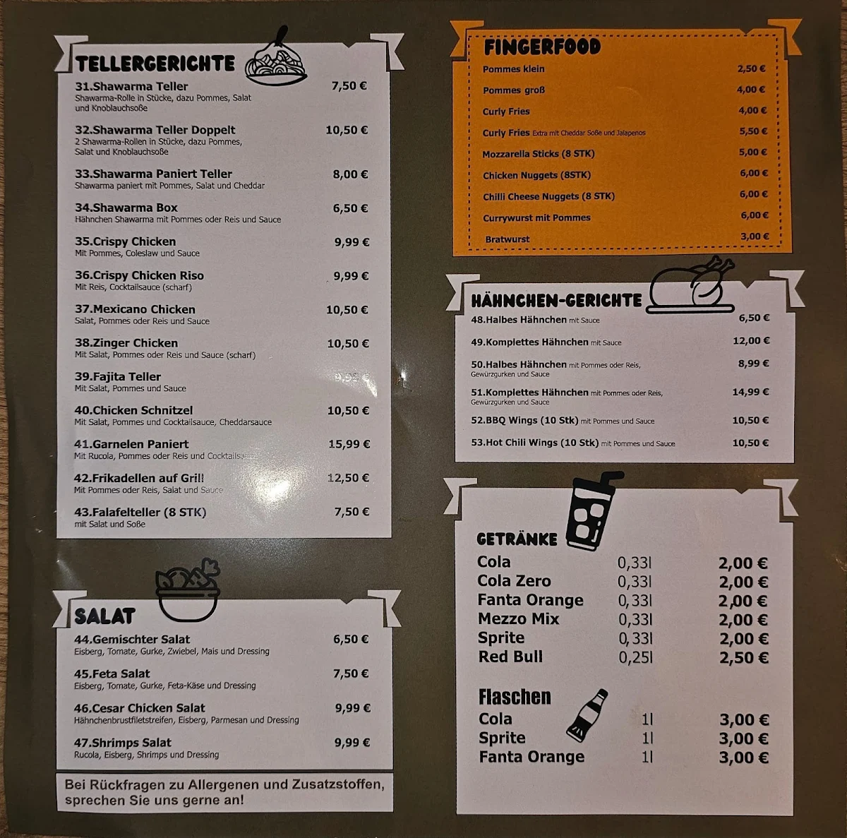 Speisekarte photo 2