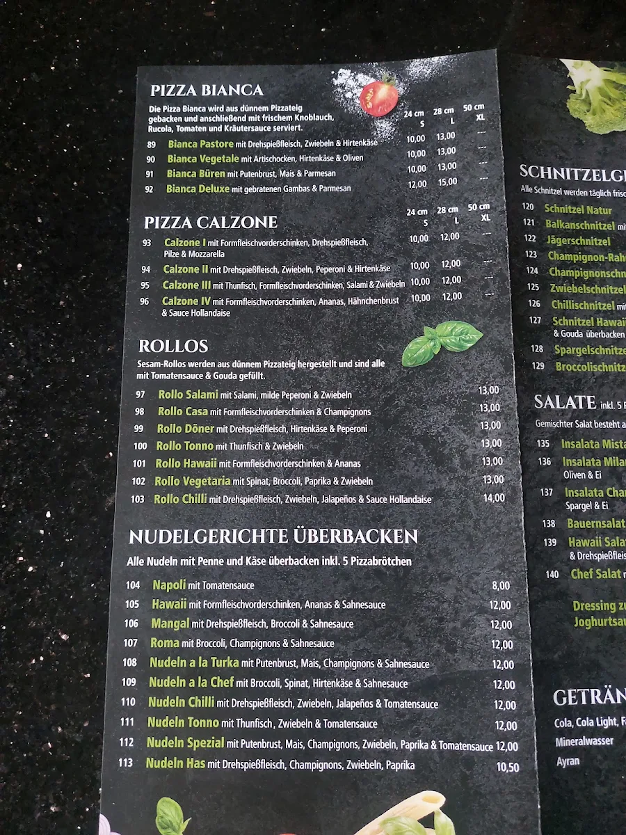 Speisekarte photo 2
