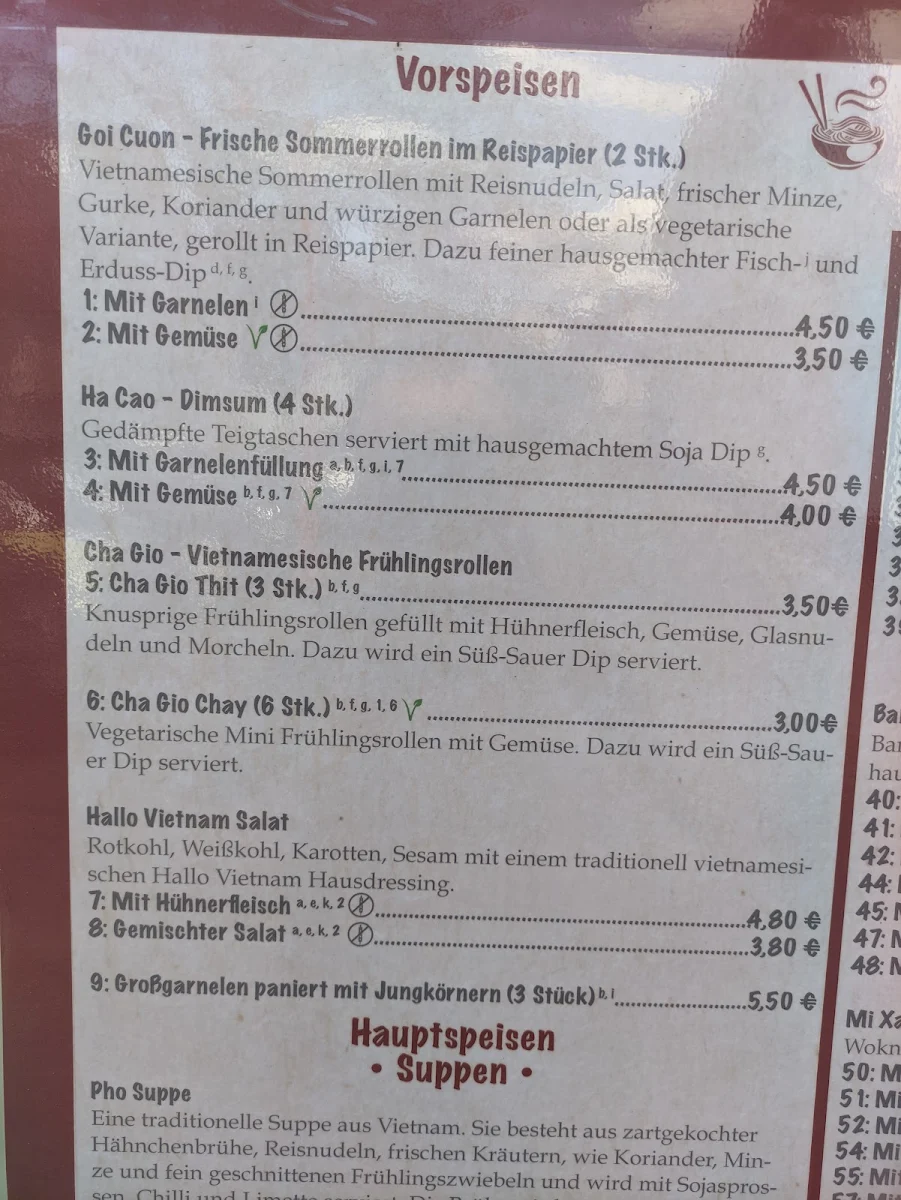 Speisekarte photo 3