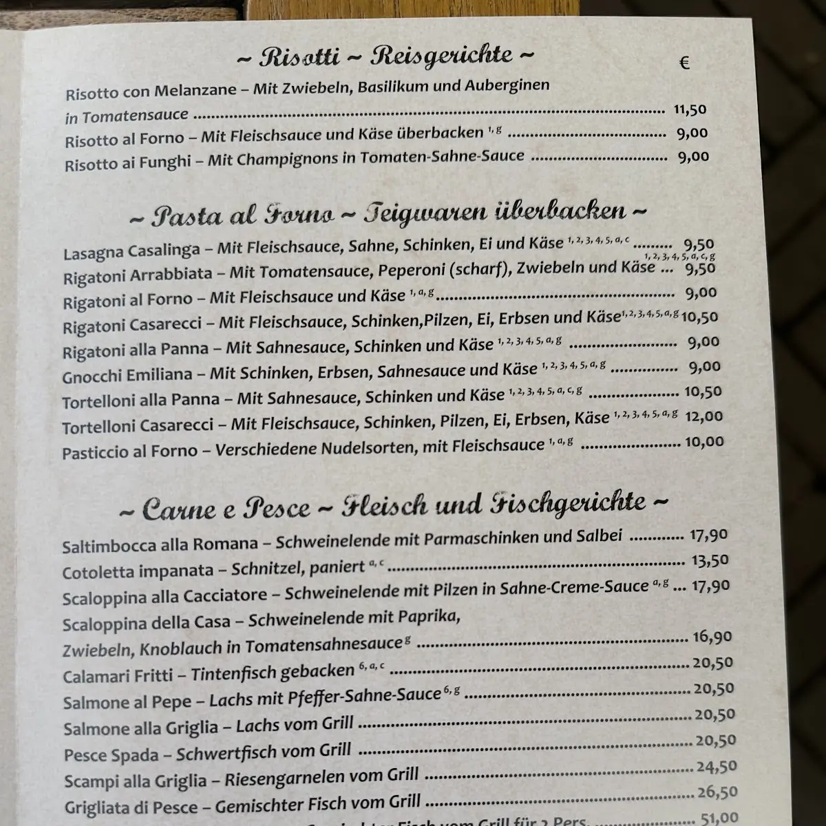 Speisekarte photo 3