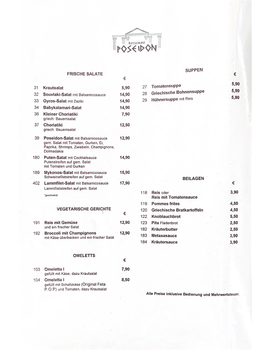 Speisekarte photo 3