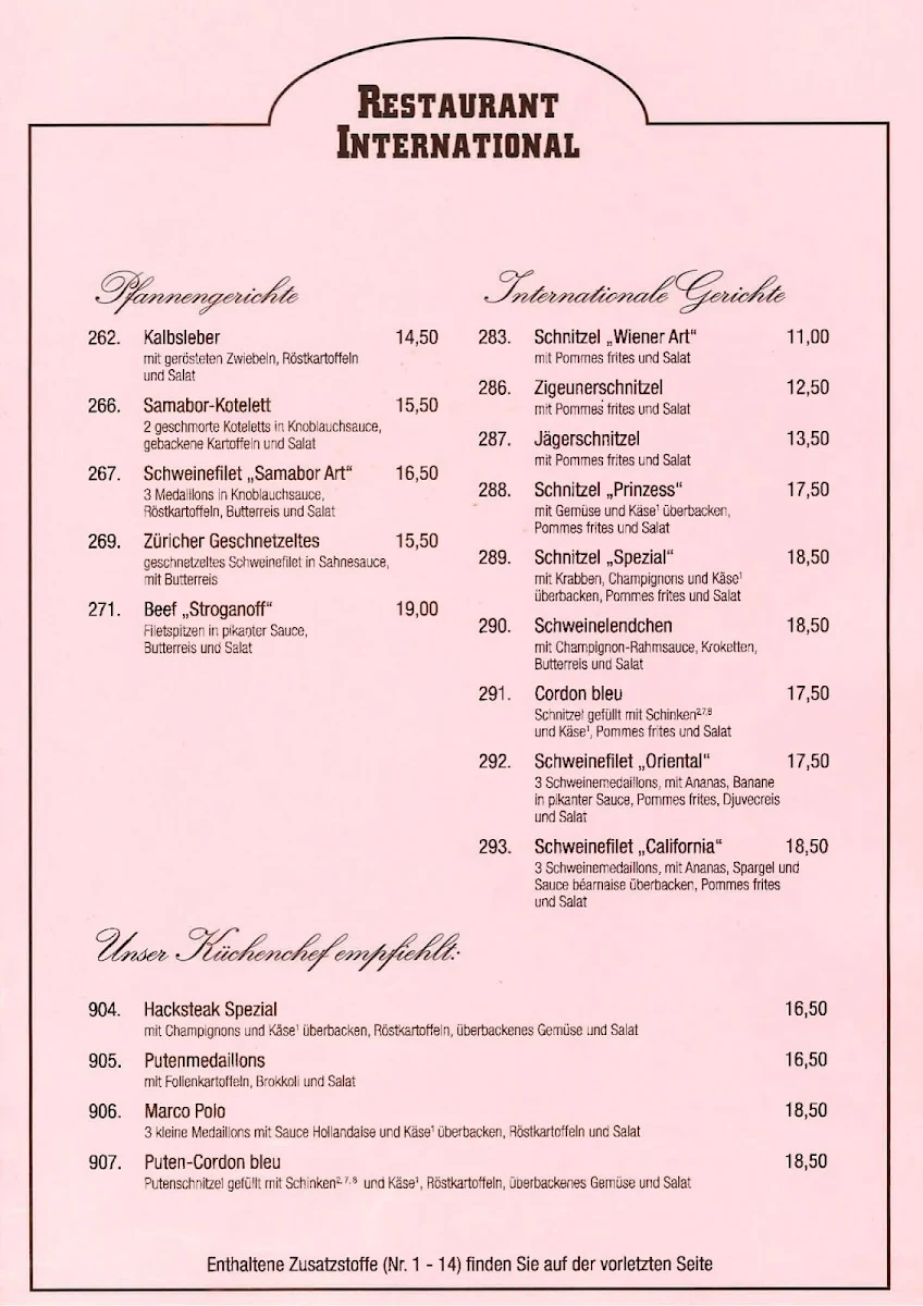 Speisekarte photo 3
