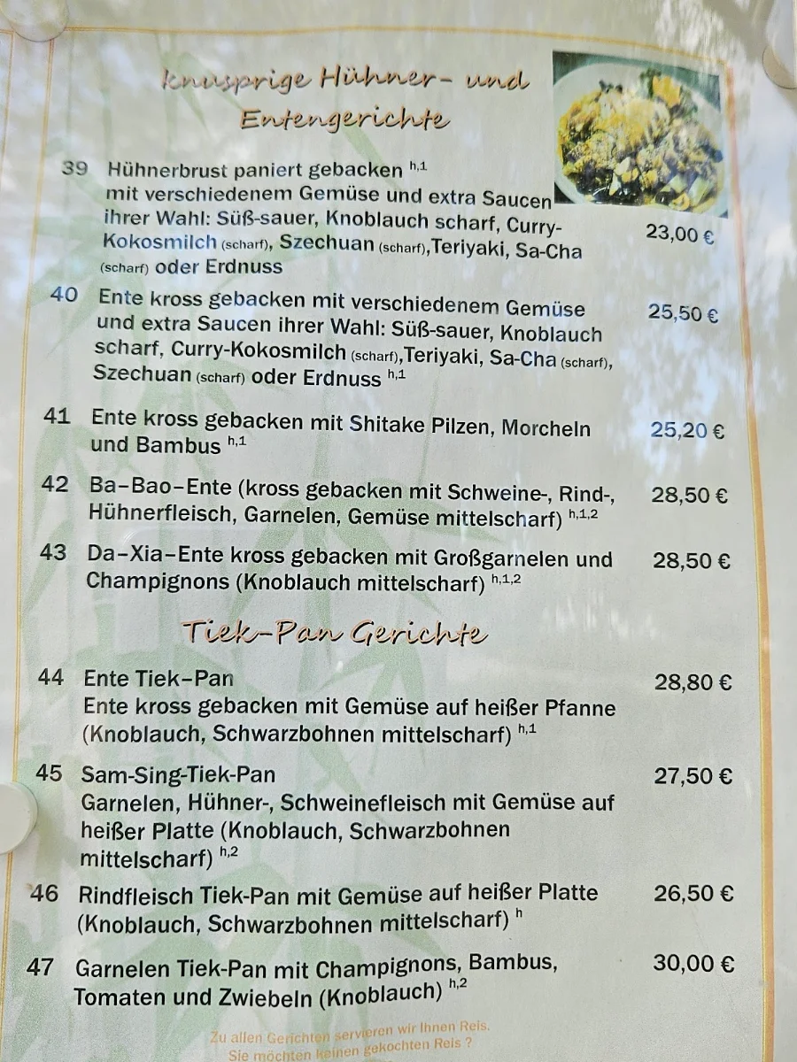 Speisekarte photo 1