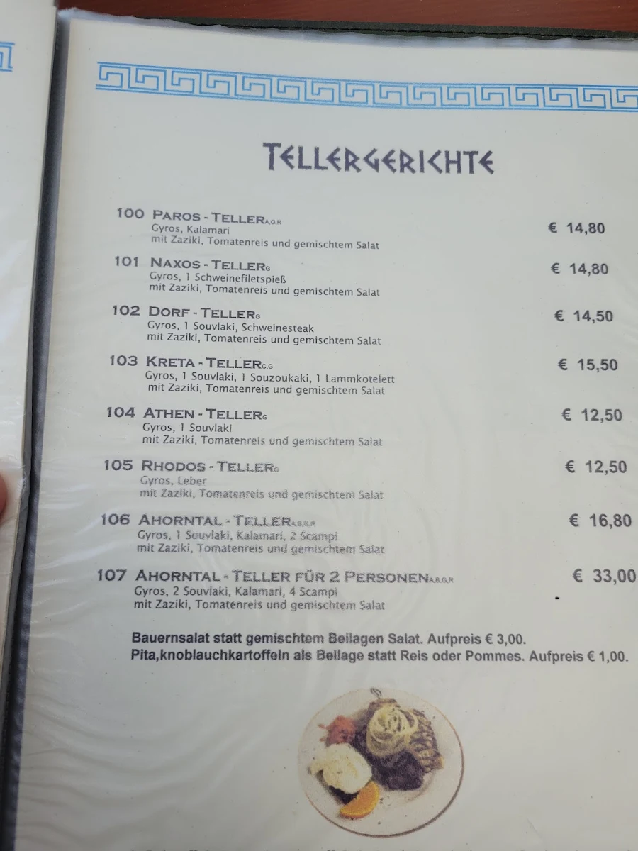 Speisekarte photo 2