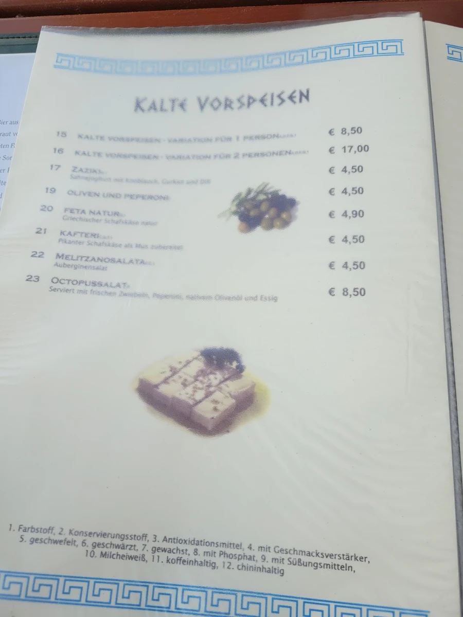 Speisekarte photo 3