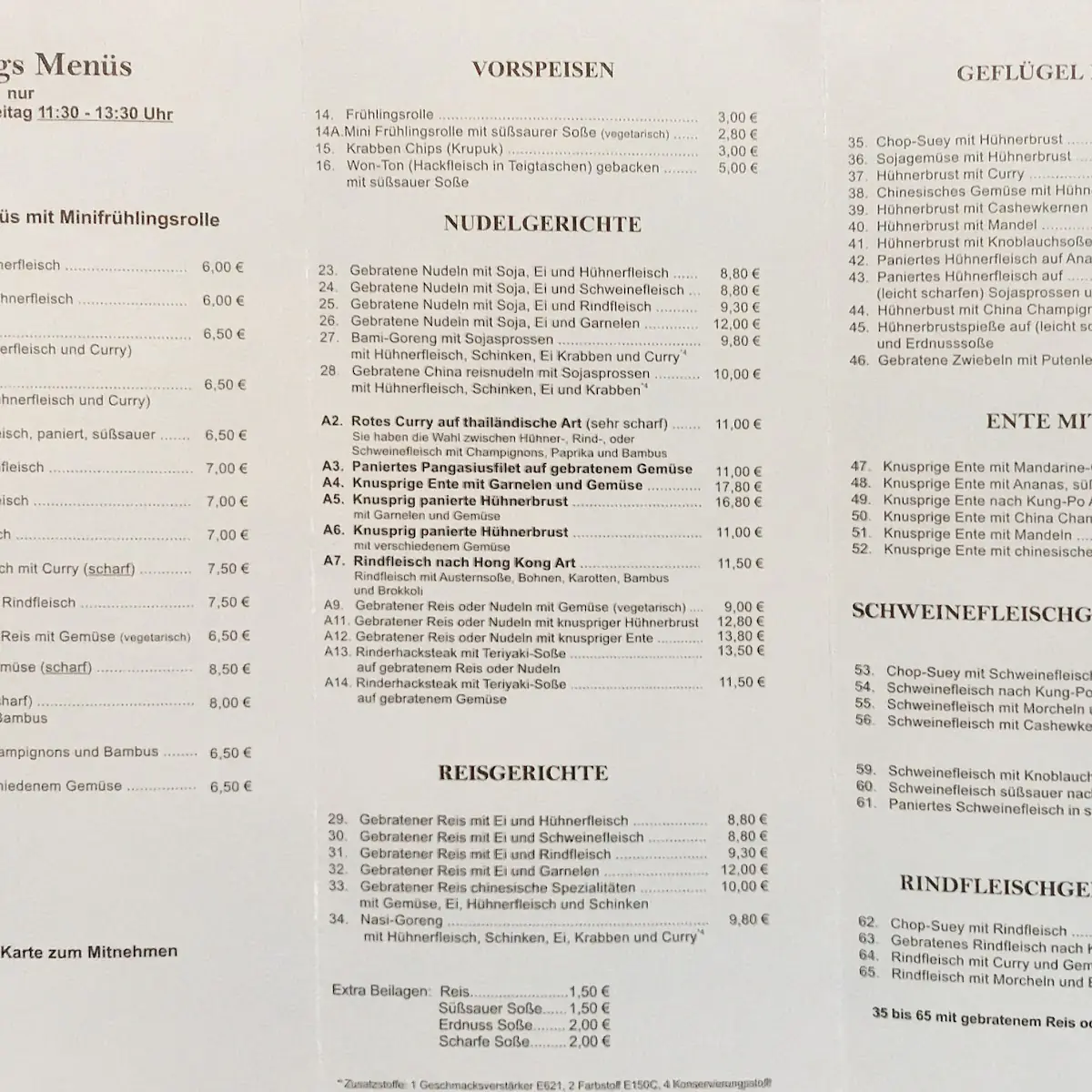 Speisekarte photo 6